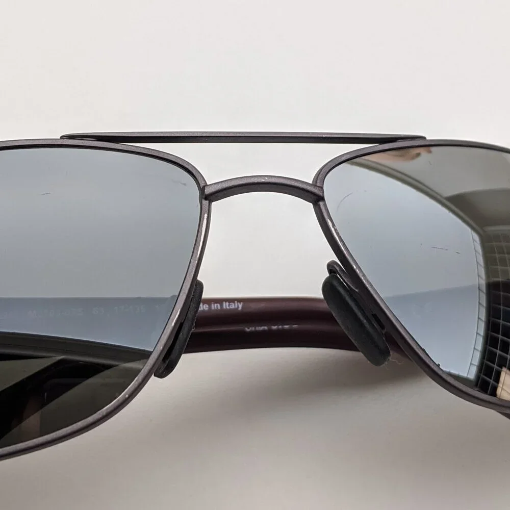 🕶️Made in Italy! Maui Jim OHIA MJ703-02S Pol. Sunglasses 63/17/135 | ALC417🕶️